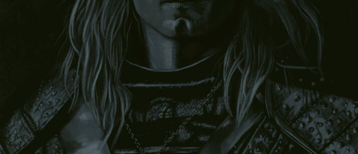 Portrait of Henry Cavill. Geralt of Rivia. The Witcher Fanart. Digital painting. Procreate. David Lopera Gómez