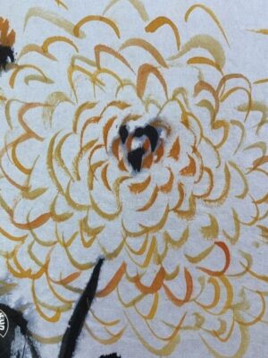 Pintura zen. Taller de sumi-e. Crisantemo. 28 enero. Murcia