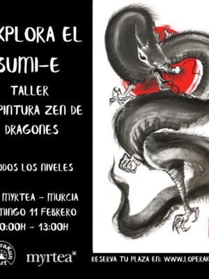 Explora el Sumi-e: Taller de pintura Zen de dragones en Murcia. 11 de Febrero. Murcia